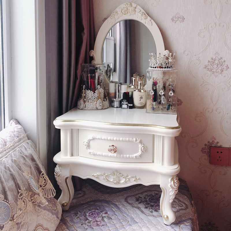 Floating Window Makeup Table Eurostyle Small Minimalist Modern Bedroom Net Red Mini Makeup Tables and Versatile Makeup Table