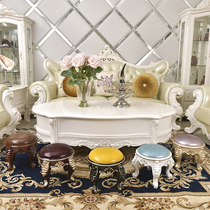 European low stool living room coffee table stool stool fashionable small stool home modern creative baby children small round stool changing shoe stool