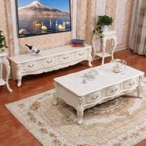 Eurostyle tea table TV cabinet combination multifunctional living room rectangular tea table brief modern small family type creative tea table