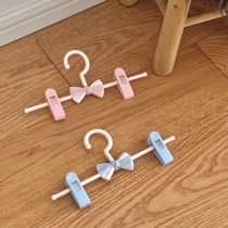 3 in ~ girl heart bow household clothes rack clothes clip underwear skirt clip socks drying clothes rack