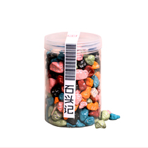 Stone Crisp Creative delicious artistic conception vegetable plate decoration cake jewelry edible simulation chocolate stone plate flowers and plants