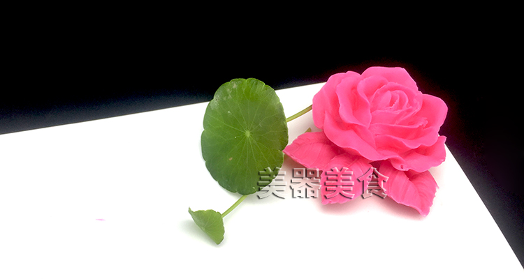 Rose Salt Caramel Kẹo Sôcôla Khuôn Khuôn Trang trí Nhà hàng Khách sạn Đầu bếp Công cụ Khắc nấu ăn - Tự làm khuôn nướng khay làm bánh