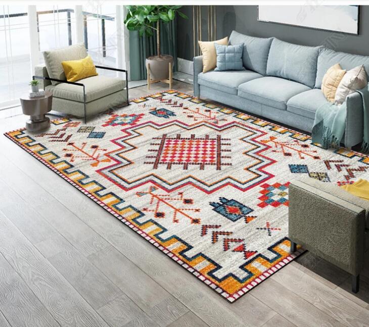 Hiện đại ins Bắc Âu phòng khách đơn giản bàn cà phê sofa phòng ngủ nghiên cứu rửa thảm mỏng thảm sàn tùy chỉnh - Thảm thảm tròn