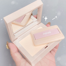 Veya recommends novo pink cake control oil fixing makeup Persistent Dry Powder Waterproof Dry And Wet Duet Powder tonic makeup