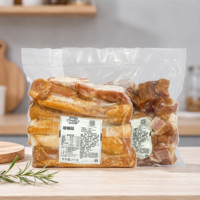 Meier Bacon Slices Special Offer Whole Box Commercial Pizza Hand-Pulled Pancake Ingredients Bacon Scraps [Sizes Vary]