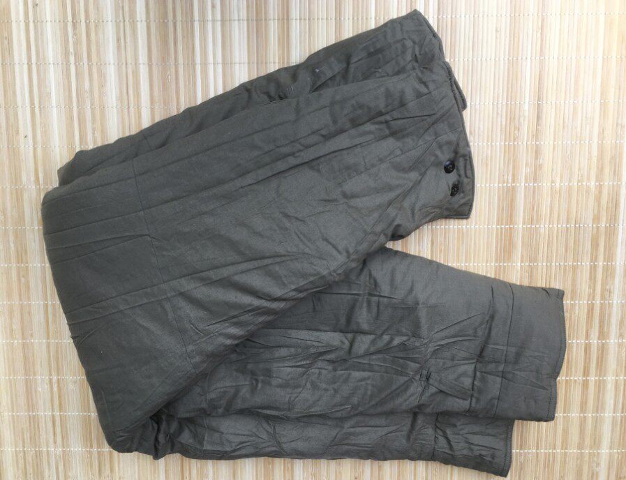 Cotton cotton pants Cotton pants with sheepskin wool knee pads