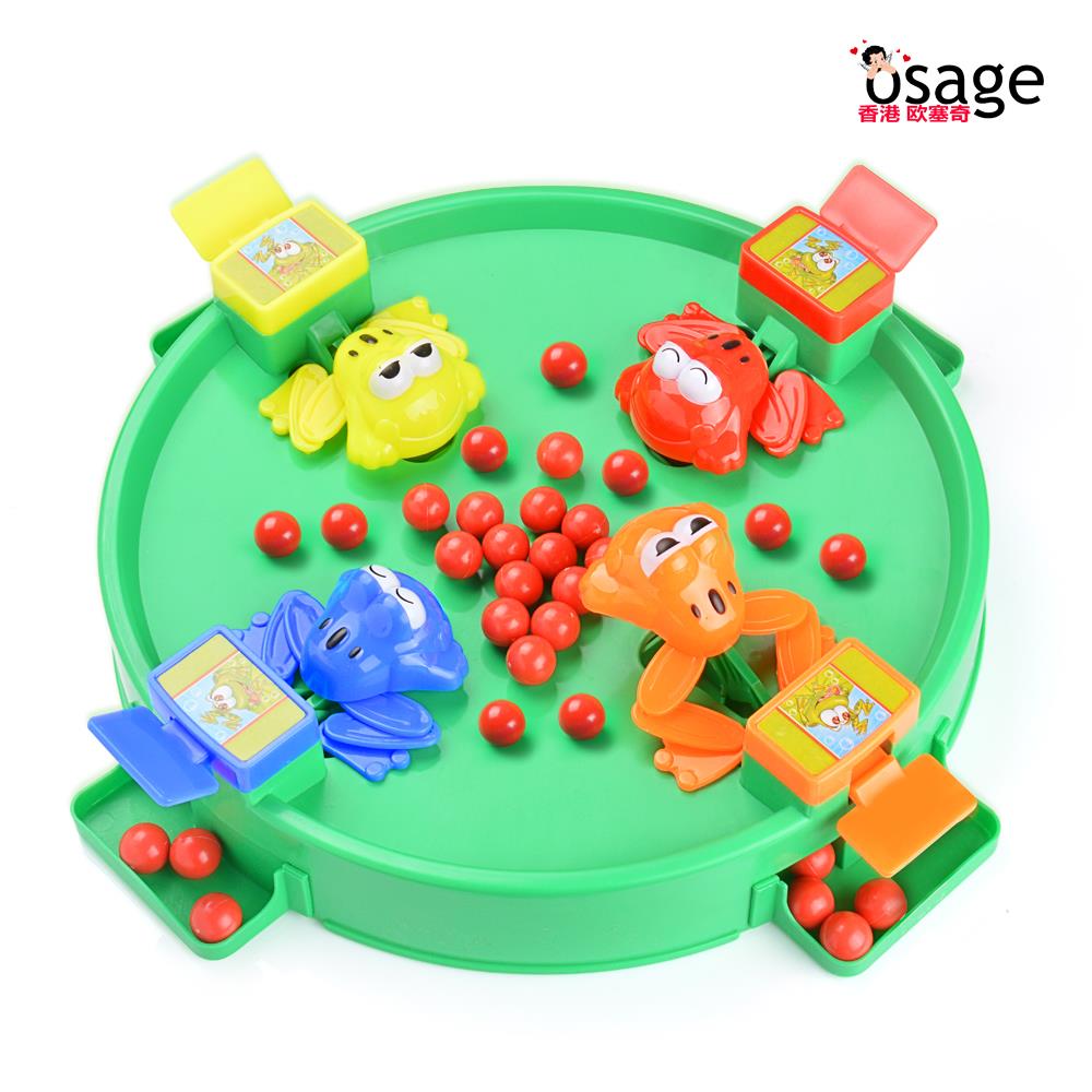 Children's educational toys play beads Table games Frog eat beans eat beads Parent-child multiplayer interactive enlightenment Early childhood gift