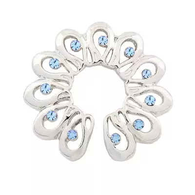 Human body piercing jewelry breast ring popular jewelry rhinestone flower without perforated nipple alternative one price
