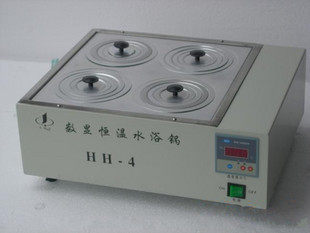 Digital display water bath pot (HH-4)Jiangnan Instrument Factory quality assurance warranty for one year Double row four holes single row four holes