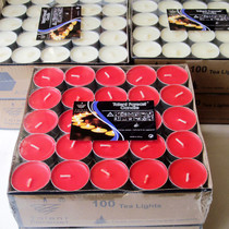 Tea wax smokeless tea candle boiled tea heat insulation candle flower tea scented small candle romantic birthday ghee 2 hours 4 hours