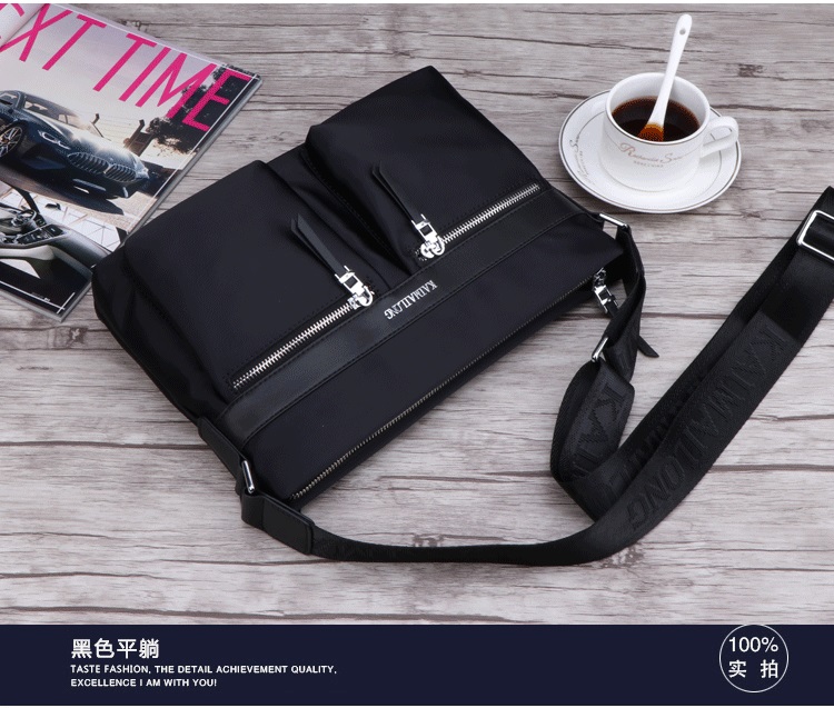 Kaimailong túi đeo vai nam bằng vải nylon giản dị Túi Messenger túi nam Oxford quay chéo vải ba lô túi hàng hiệu