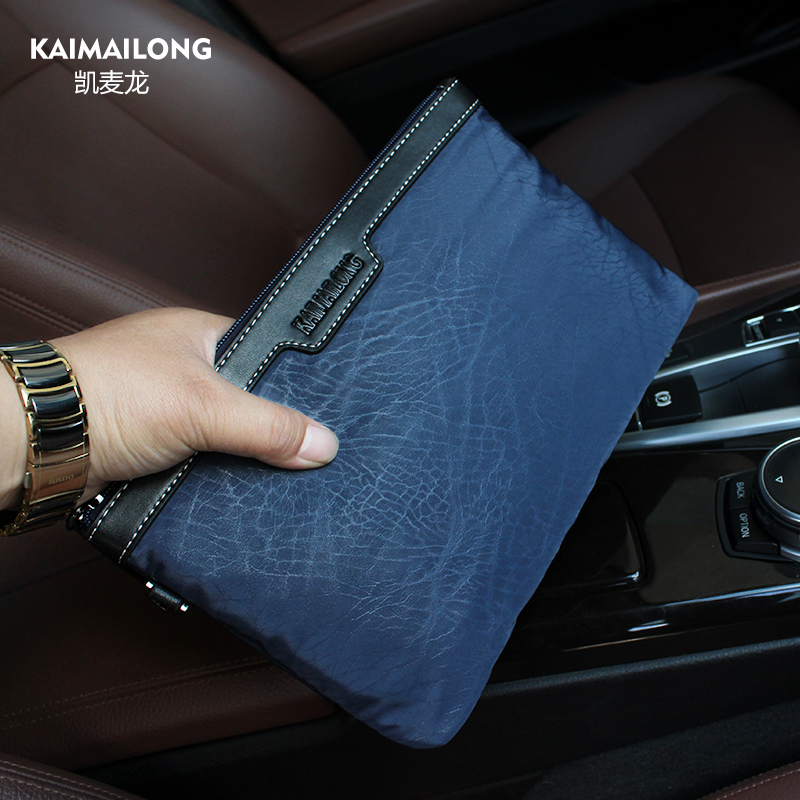 Cameron handbag men's canvas men's business casual clutch bag envelope bag clip bag tide wallet men's bag Oxford spinning