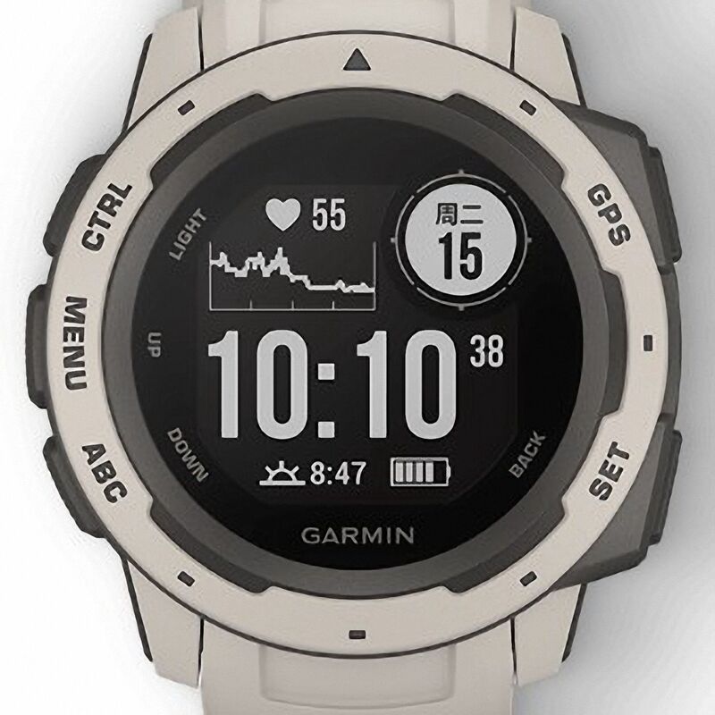 Garmin Instinct Smart Watch for Running, Hiking, Positioning, Pace, Outdoor Barometric Pressure and Altitude Watch