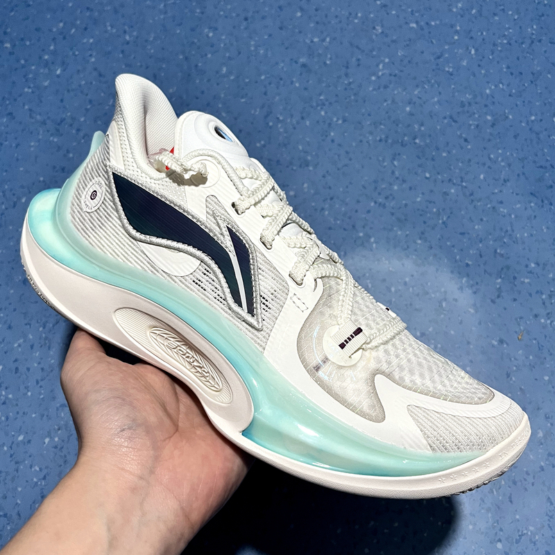 Li-Ning Sonic 11 Technology Men's Shoes Summer Low-Top Breathable Shock-Absorbing Wear-Resistant Non-Slip Basketball Shoes Abat021