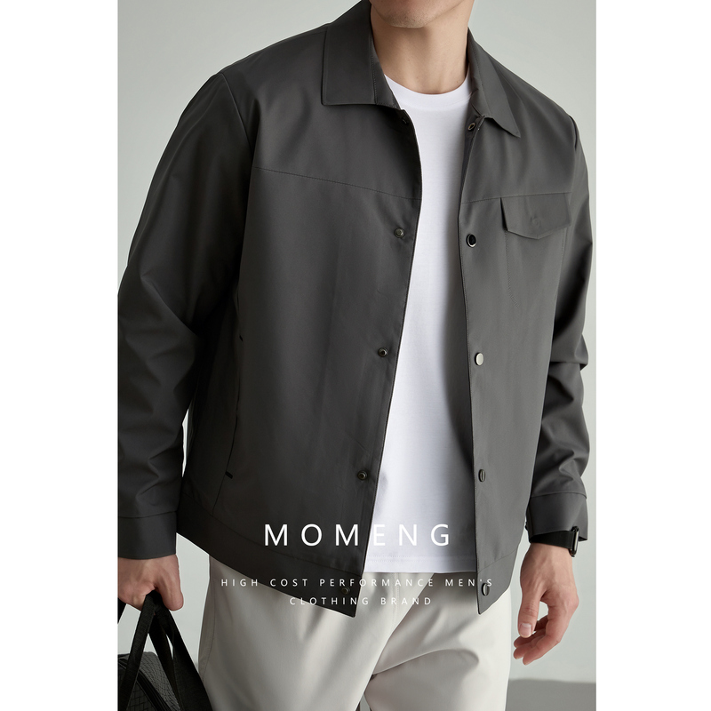 Momeng [Urban Series] Three-Proof Technical Fabric 2026 Spring Business Casual Jacket Men's Coat