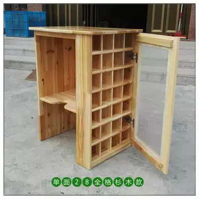 Kindergarten solid wood mouth cup holder tea cup cabinet tea bucket cabinet solid wood mouth Cup heat preservation bucket integrated Cabinet children's tea cup cabinet