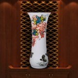 Jingdezhen Ceramic Big Vase Living Room Langle Средняя белая фарфоровая бутылка Слэша современная рука с рукой