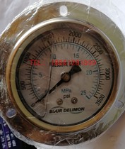 BIJUR DELIMON Nanjing Bercell axial pressure gauge lubrication pump with meter oil pump oil pressure gauge 0-25MPA