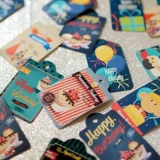 Индивидуальные карточки, открытка, делается под заказ, подарок на день рождения, букет