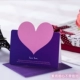 Purple Fan Pink Heart [нет конверта]