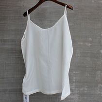 18 female silk cotton camisole bottoming light breathable basic black and white loose