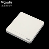 Шнайдер -переключатель, гнездо, зеркальный фарфоровый фарфоровый фарфор белый сериал пустой панель