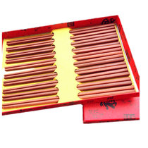 Natural yew solid wood chopsticks do not paint do not wax high temperature resistance do not fade mahogany health chopsticks