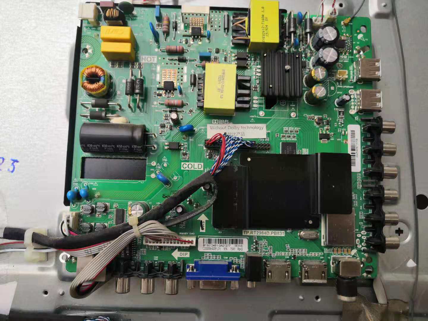 Konka TV K43 integrated board power board main board TP RT2984D PB831 screen 72000059YTGK