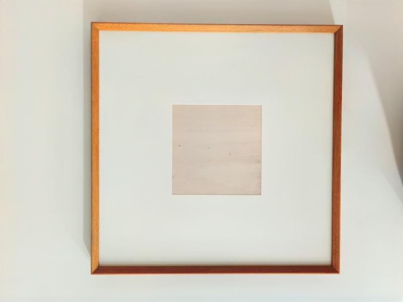 Solid Teak Wood Picture Frame 20inch Square with Backing Board, Eco-Friendly Wood Wax Oil, Living Room, Bedroom, Study, Office, Shop Photo Frame