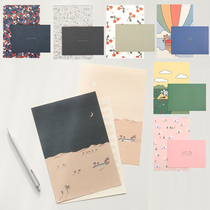 3 pieces▲Korean Dailylike small fresh literary envelope cute cartoon love letter stationery set ins
