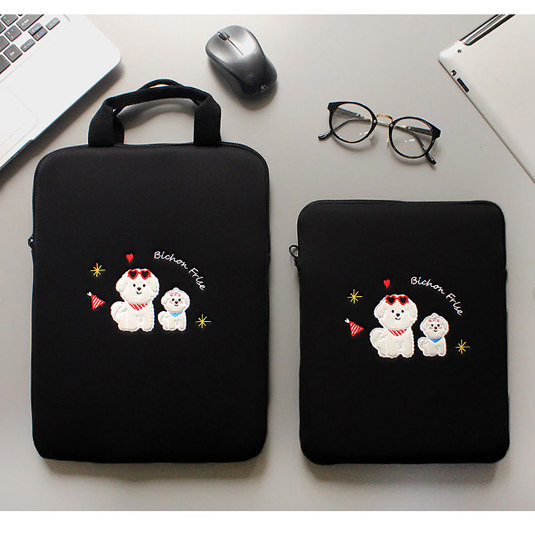 Korean Ishi Alice Bi Xiong handheld 13 inch shockproof computer bag iPad pro 11 inch tablet storage bag