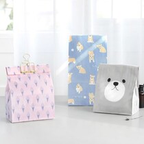 Korean iconic small frescoed gift bag food containing paper bag cute hand for gift bag 12 clothes