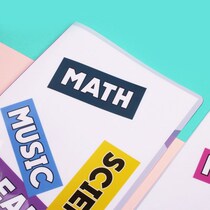 Korean Lucalab translucent a4 folder student storage bag plastic office insert