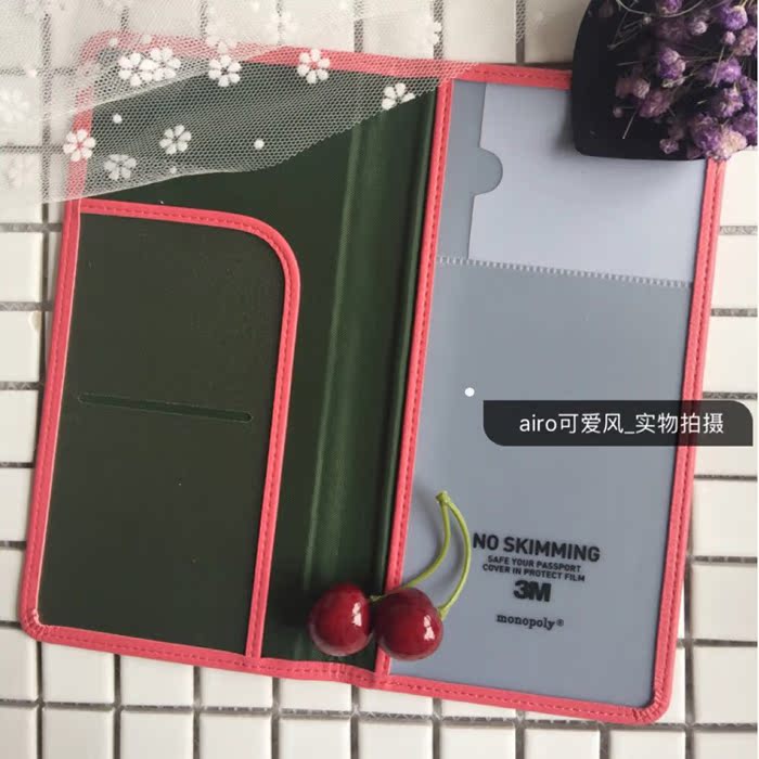 Hàn Quốc độc quyền siêu mỏng đa chức năng hộ chiếu da hộ chiếu dài bao hộ chiếu cao cấp