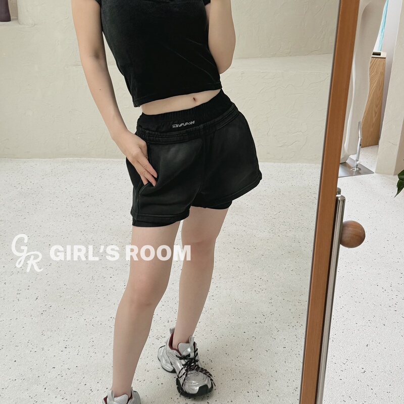 [Disordered Outfits] Alexander Wang Alexander Wang 26 Spring/Summer Vintage Patchwork Casual Shorts