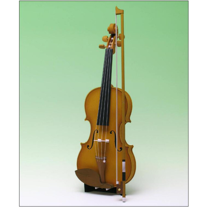 Simulation instrument violin 3d Cubist paper model DIY handmade with children origami puzzle toy-Taobao