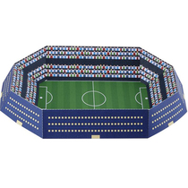 Paper model making DIY manual work educational toys Football Field stadium 3D three-dimensional building paper model
