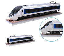 Paper mold making book DIY manual operation educational toy Transportation train subway 3D three-dimensional paper model