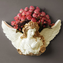 European-style angel wall decoration Wall decoration creative home wall decoration pendant Mural porch TV background wall decoration