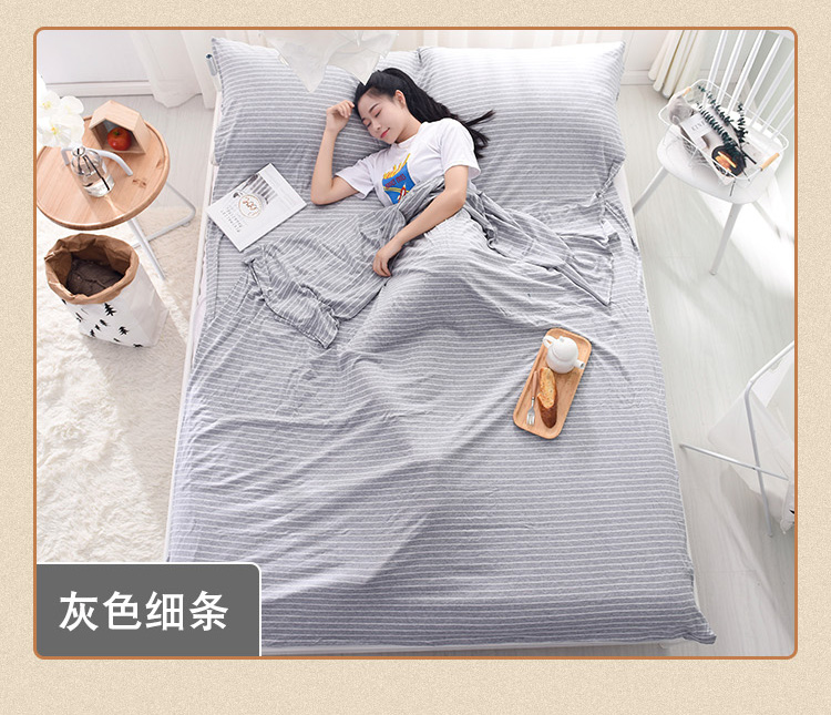 Cotton chất lượng tốt knit ngày cotton không in khách sạn dành cho người lớn sức khỏe du lịch bẩn túi ngủ di quilt cover sheets