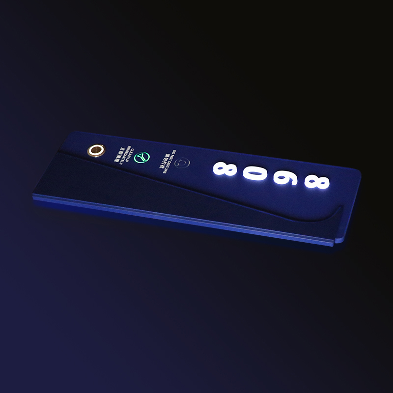 Hotel Eleluminous Door Card Light Guesthouse LED Touch Gate Conspicumin With Doorbell State Room Digital Number Plate