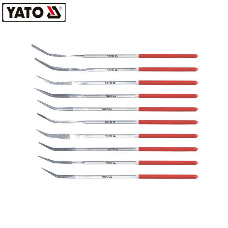 YATO ilto 10-piece Diamond special shaped shaped shaped file set file set file 3 * 140mm TY-6146