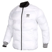 Adidas nam mùa đông mới cỏ ba lá thể thao hai mặt giản dị ấm áp ngắn cotton phù hợp BR4791