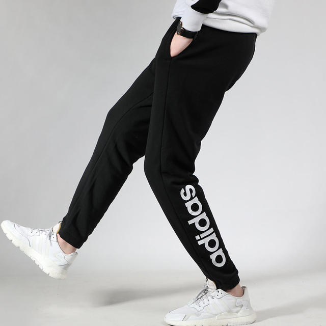 Adidas men's pants 2022 summer new black sports pants running casual  closing trousers pants DQ3081