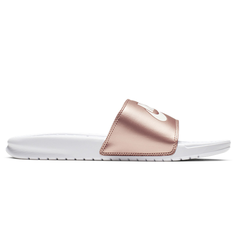 Giày Nike nữ 2019 mới chống trượt chữ từ dép đi biển Giày dép thể thao thông thường 343881-108 - Dép thể thao dép dr martens