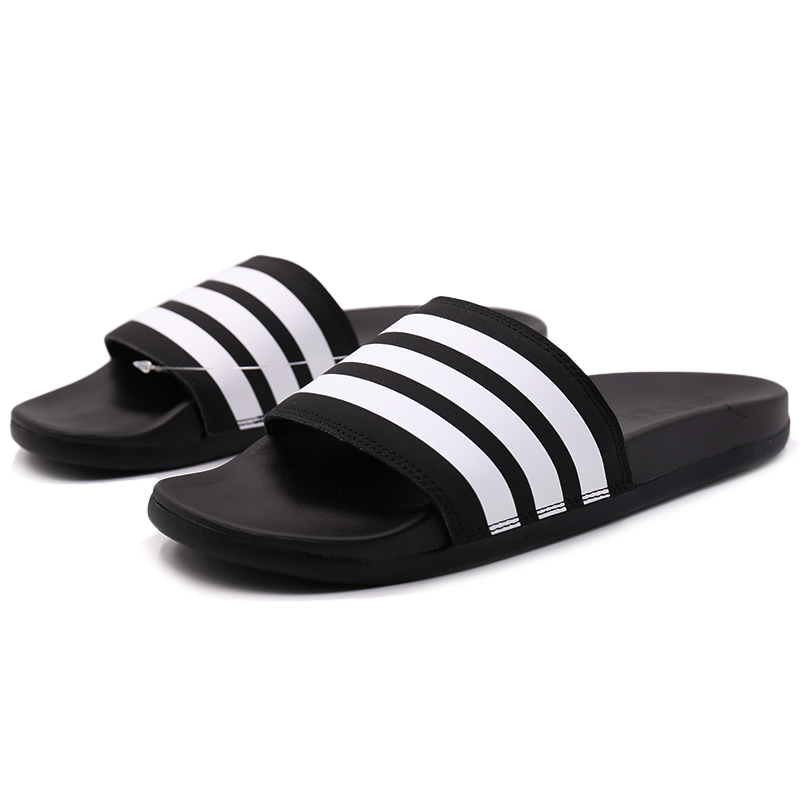 Giày thể thao nữ Adidas 2019 hè mới dép ba sọc thể thao đi biển và dép đi trong nhà AP9966 - Dép thể thao dép bánh mì nam