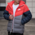 Áo khoác nam Nike down 2018 mùa đông mới trùm đầu chống gió ấm thể thao xuống áo khoác 928834-634 — Thể thao xuống áo khoác