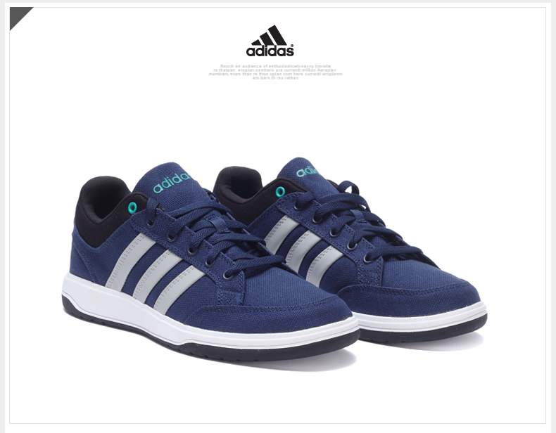 Giày nam Adidas 2017 mùa xuân và mùa hè mới giày vải thấp thể thao giày thể thao thông thường giày tennis BB 9718 giày the thao nữ cao cấp