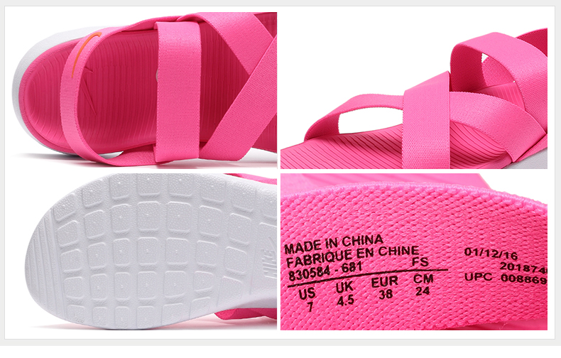 Giày nữ NIKE Nike 2018 hè mới nhanh khô thoáng khí nhẹ và dép thể thao giản dị 830584-681 - Dép thể thao dép gucci nam