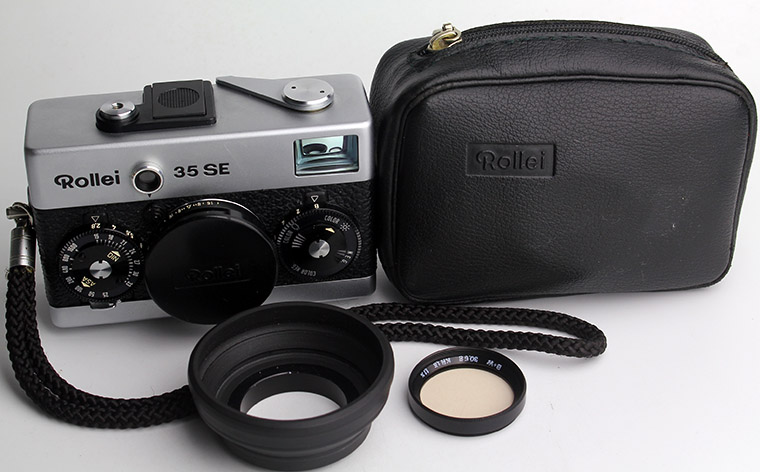 Rollei ROLLEI 35SE 35T màu đen bạc cổ điển nhỏ rangefinder phim máy ảnh máy bỏ túi